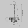 Подвесной светильник MAYTONI BOULDER MOD538PL-05MG